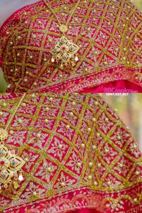 Trang Phục Thái Lan Áo Đỏ Kim Sa- Váy Đỏ Kim Tuyến