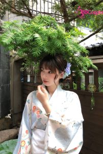 Yukata Xanh Sóng Biển Ngàn Hoa