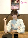 Yukata Xanh Sóng Biển Ngàn Hoa