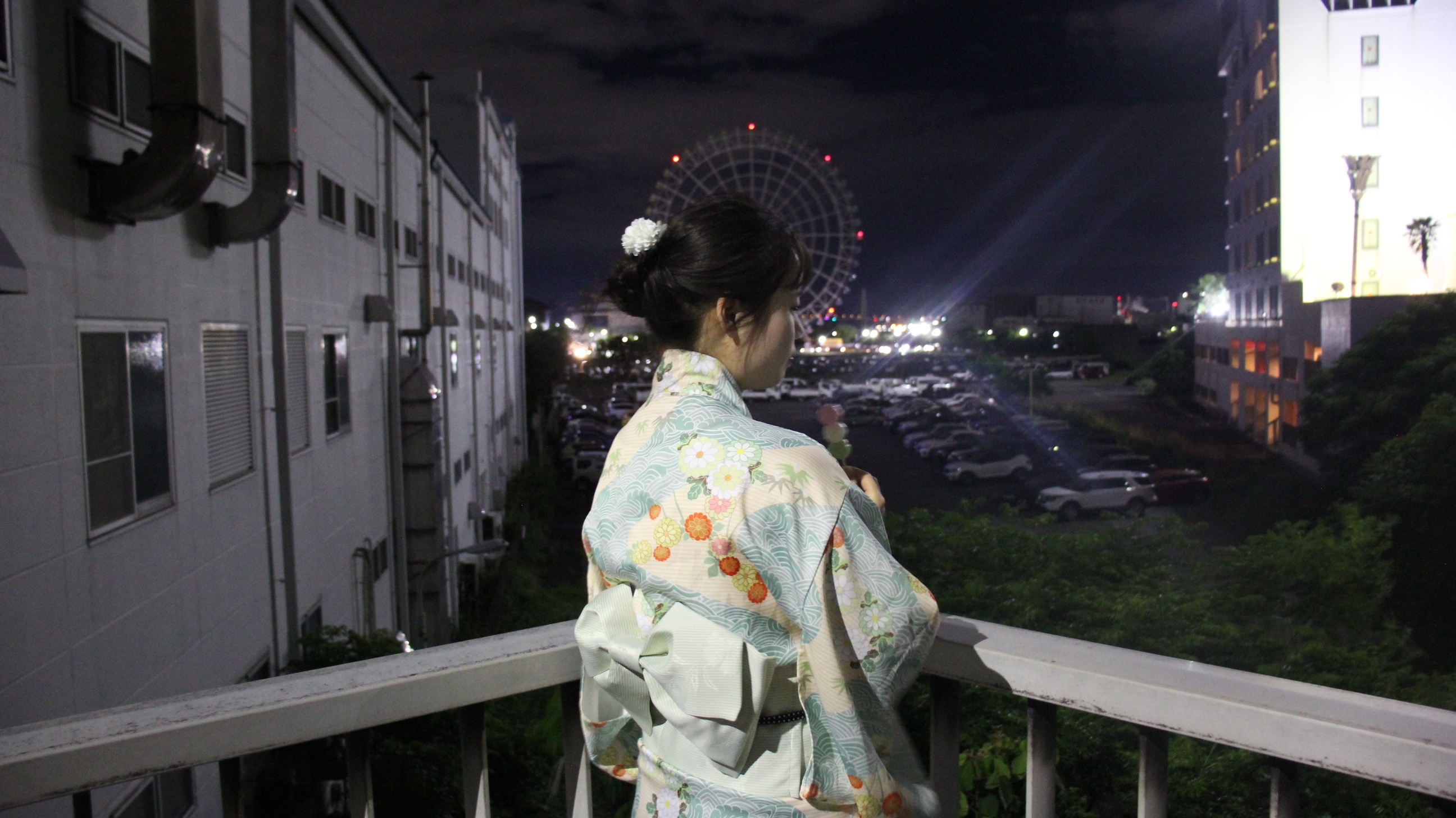 Yukata Xanh Sóng Biển Ngàn Hoa