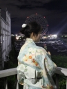 Yukata Xanh Sóng Biển Ngàn Hoa