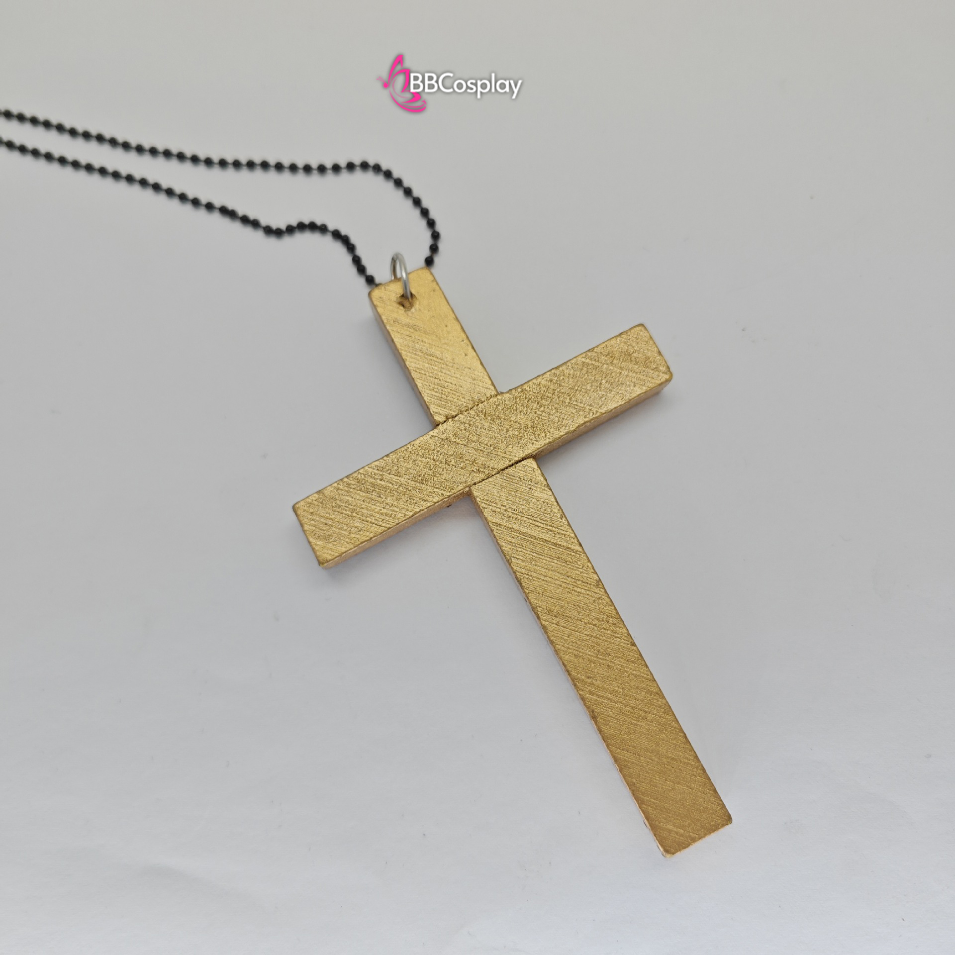 Dây Chuyền Thánh Giá Bằng Gỗ  - Màu Đen