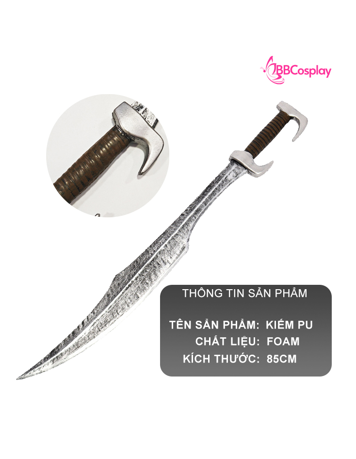 Kiếm PU King Leonidas Trong Spartan 300 - Chiến Binh 300