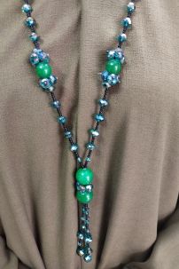 Phụ Kiện Vòng Cổ Thạch Lục Bảo