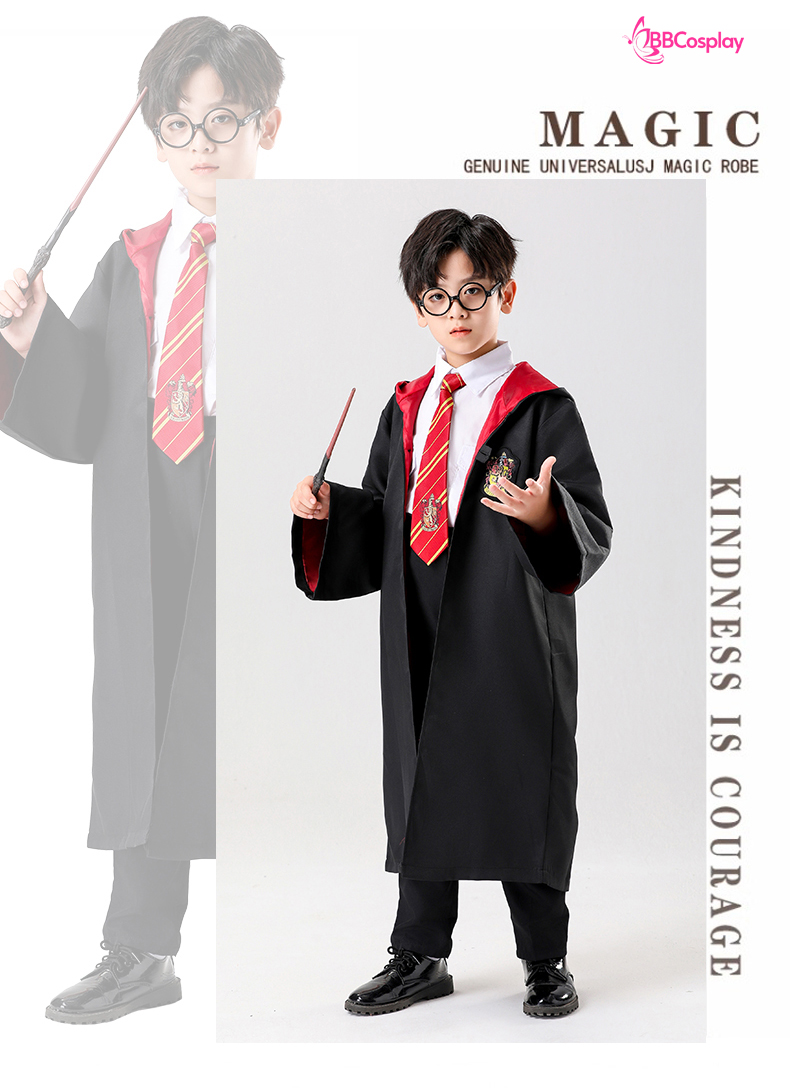 Trọn Bộ Đồng Phục 6 Món Trường Hogwarts - Phù Thuỷ Tập Sự