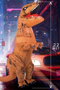 Mascot Khủng Long Bạo Chúa Bơm Hơi Chụp Hình Hottrend