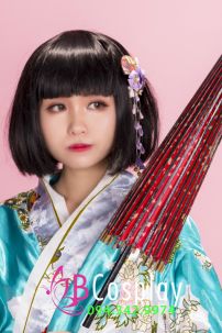 Dù Giấy Tím Đậm 1 Xoáy -Dù Nhật Bản Wagasa