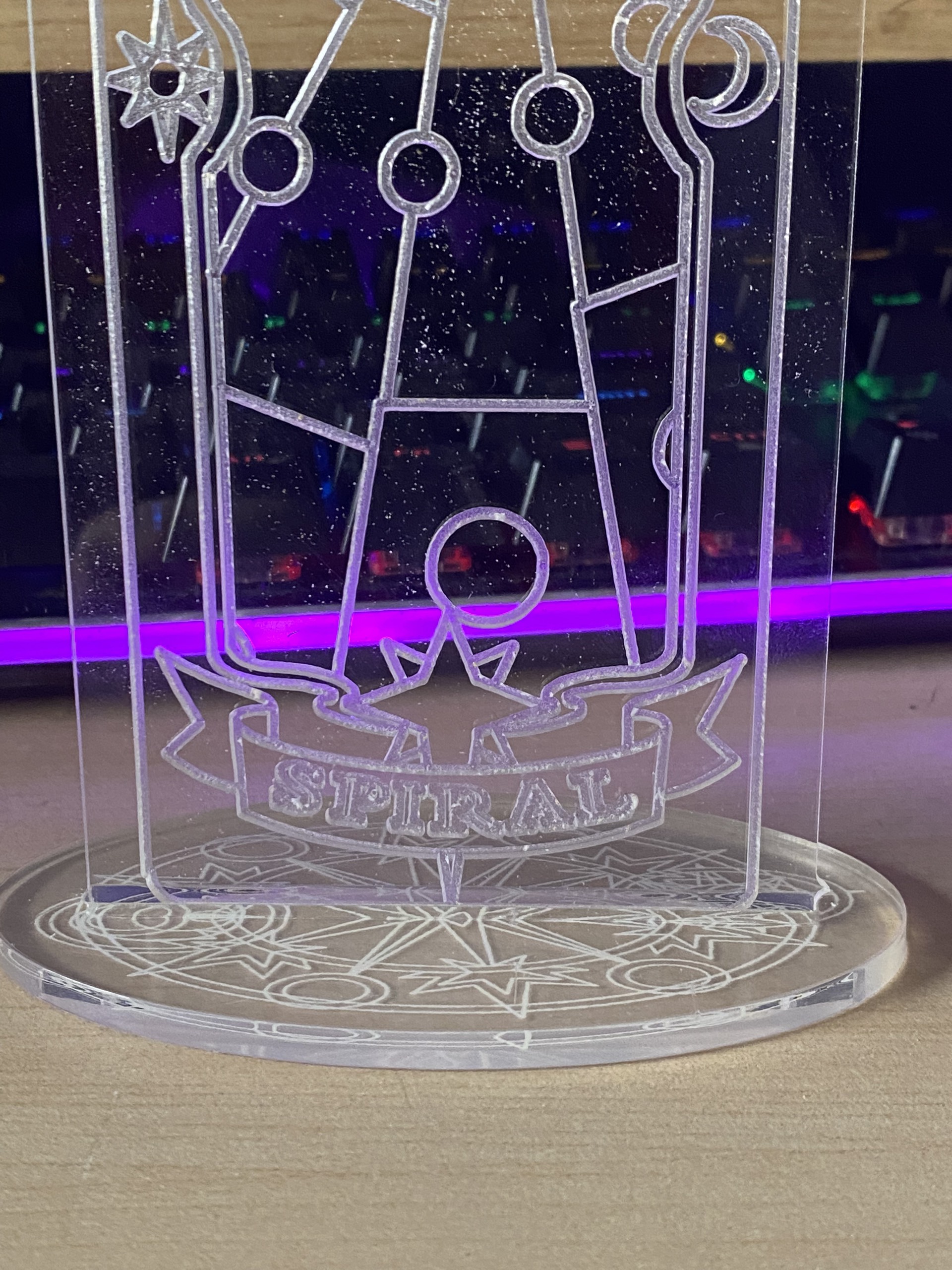 Đèn Ngủ Sakura Clear Card - LUCID -Vàng