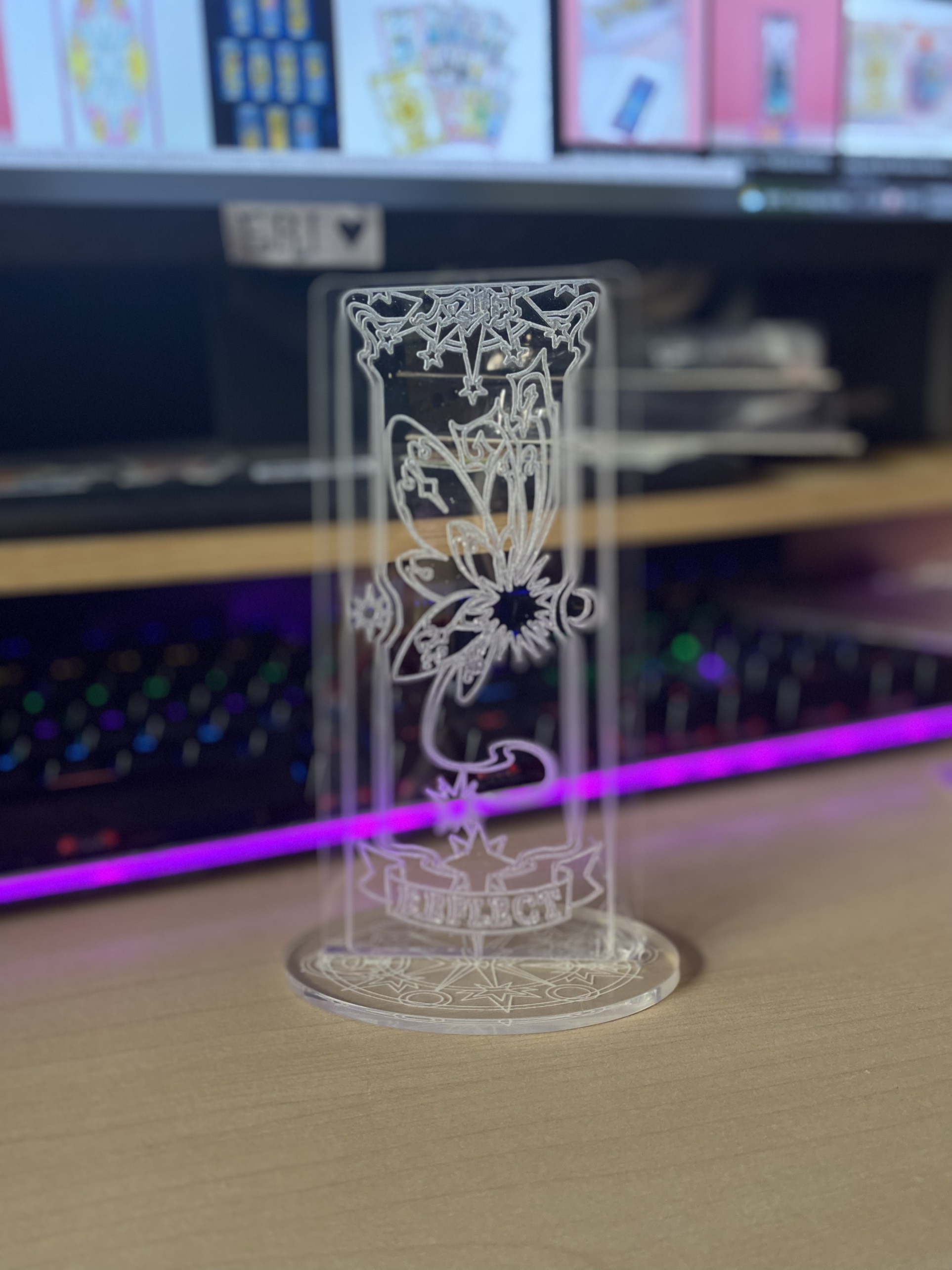 Đèn Ngủ Sakura Clear Card - LUCID -Vàng