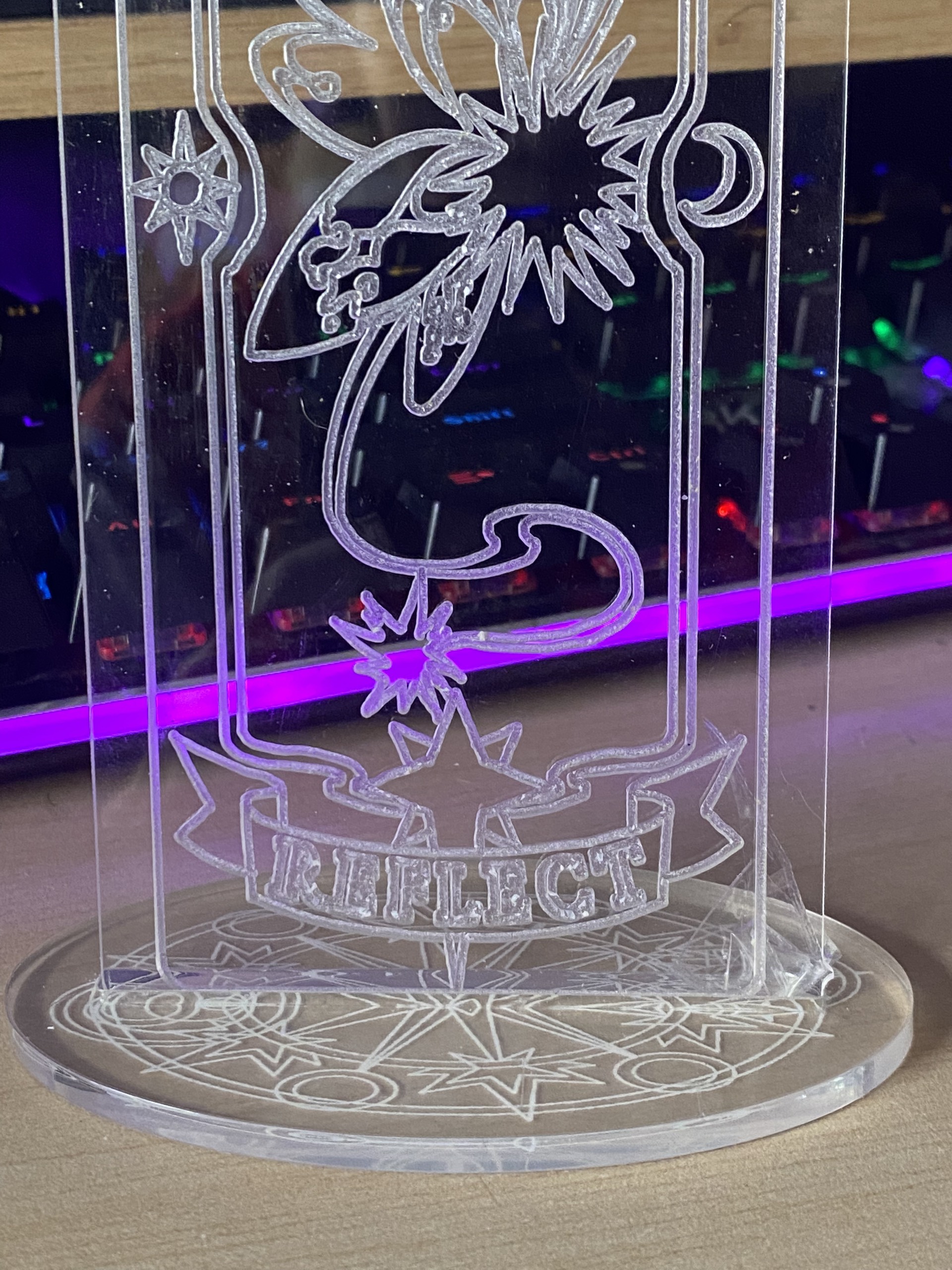 Đèn Ngủ Sakura Clear Card - LUCID -Vàng