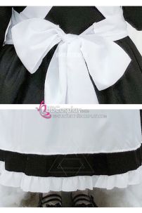 Đầm Maid Bigsize - Đầm Maid Cho Nam - Trang Phục Hầu Gái Dáng Dài Màu Đen