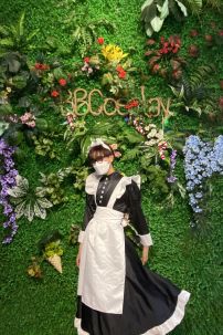 Đầm Maid Bigsize - Đầm Maid Cho Nam - Trang Phục Hầu Gái Dáng Dài Màu Đen