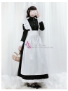 Đầm Maid Cho Nam - Đồ Hầu Gái Dáng Dài Màu Đen