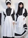 Đầm Maid Tay Dài - Đồ Hầu Gái Dáng Dài Màu Đen