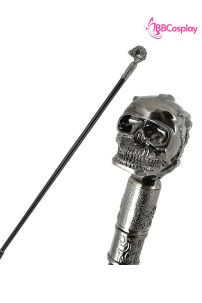 Gậy Quý Tộc Đầu Lâu Màu Corm Có Bàn Tay