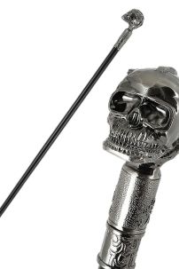 Gậy Quý Tộc Đầu Lâu Màu Corm Có Bàn Tay