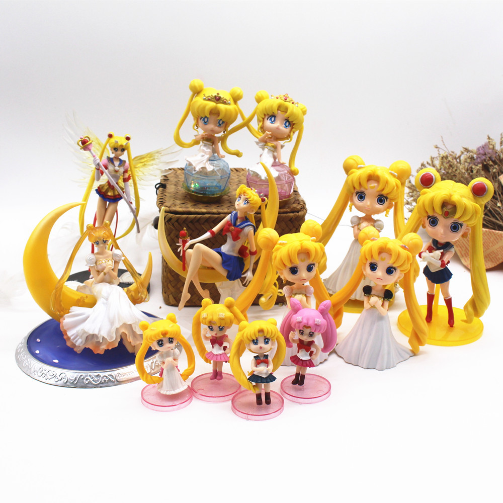 Mô Hình Trang Trí Bánh Kem Sailor Moon