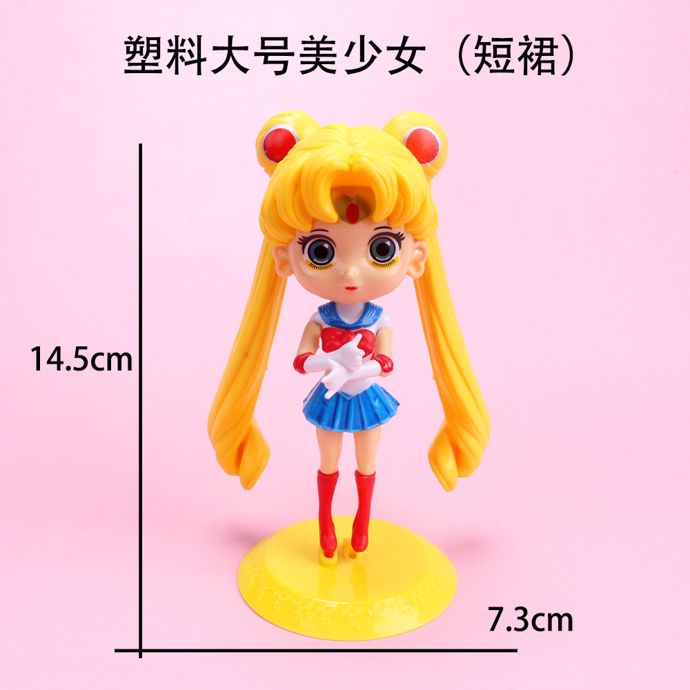 Mô Hình Trang Trí Bánh Kem Sailor Moon