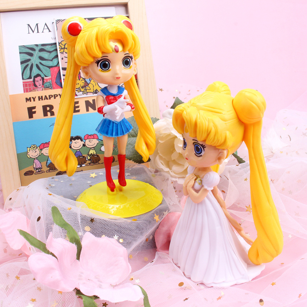 Mô Hình Trang Trí Bánh Kem Sailor Moon