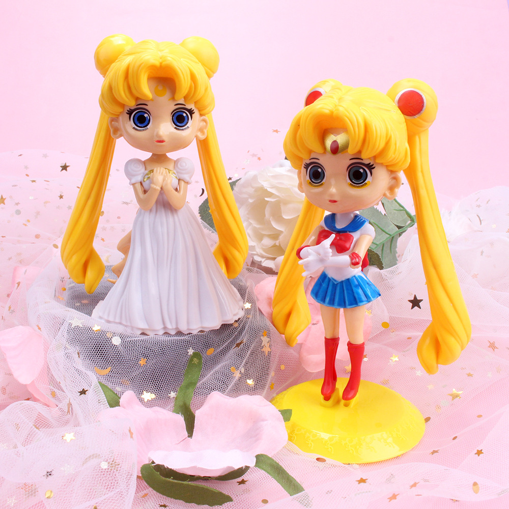 Mô Hình Trang Trí Bánh Kem Sailor Moon