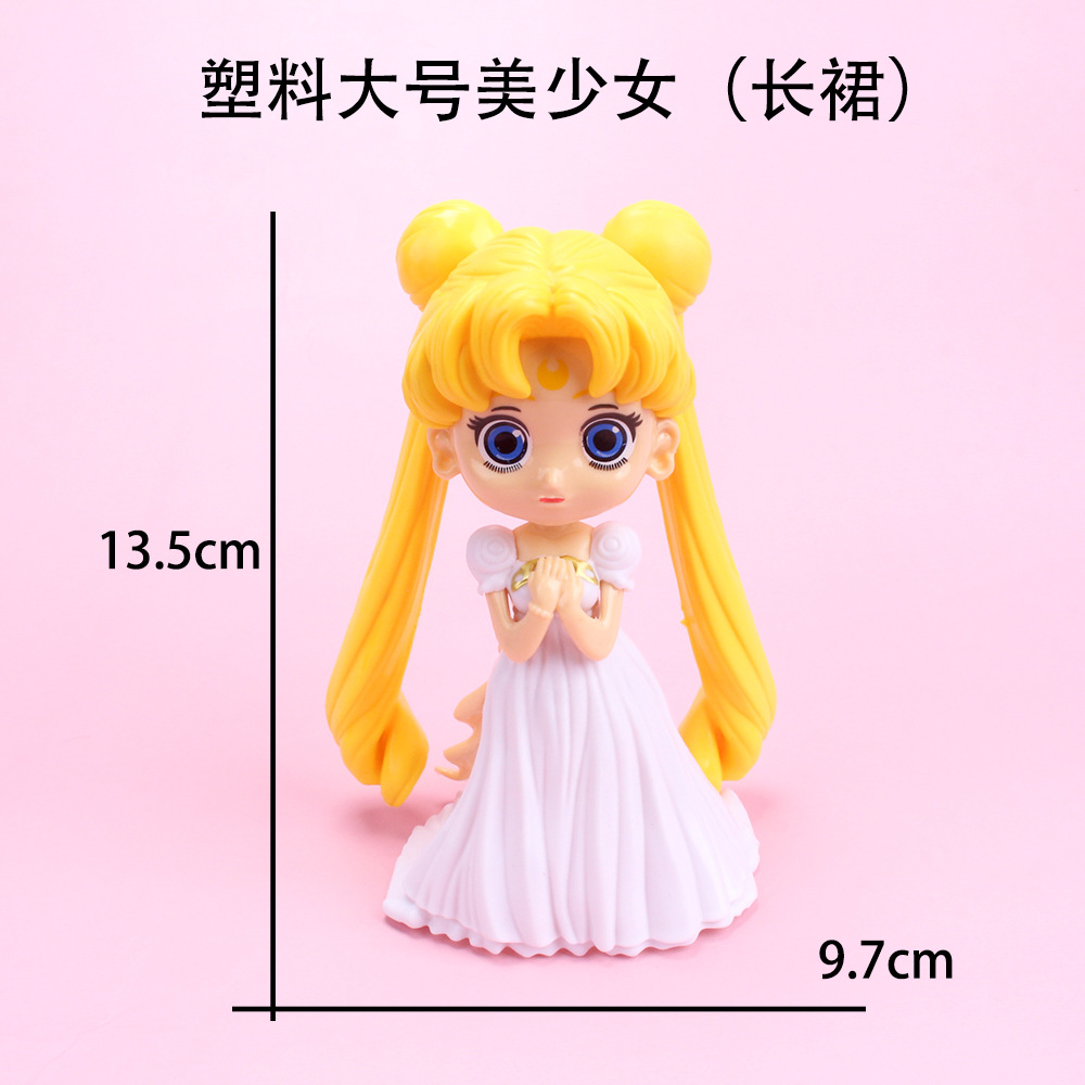 Mô Hình Trang Trí Bánh Kem Sailor Moon