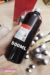 Máu Giả Hoá Trang Chai 500Ml Siêu To Khổng Lồ