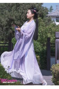 Hán Phục Hải Đường Tử Sắc