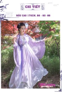 Hán Phục Hải Đường Tử Sắc