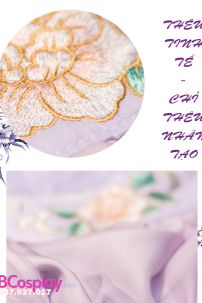 Hán Phục Hải Đường Tử Sắc