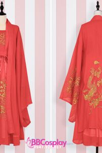 Hán Phục Đỏ Tỳ Bà Khúc