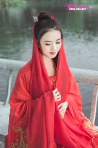 Hán Phục Đỏ Tỳ Bà Khúc