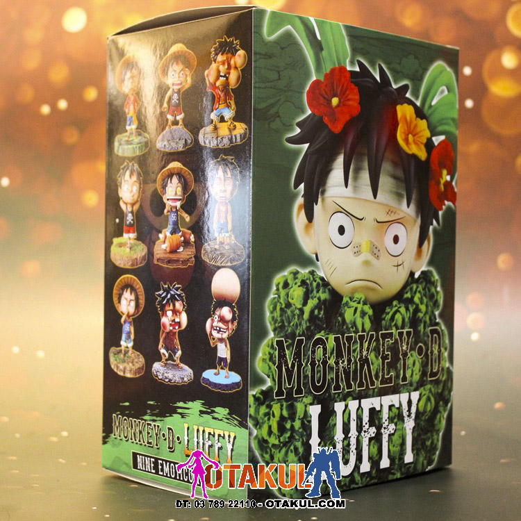 Mô Hình Figure One Piece Grass Luffy Funny Childhood 12Cm