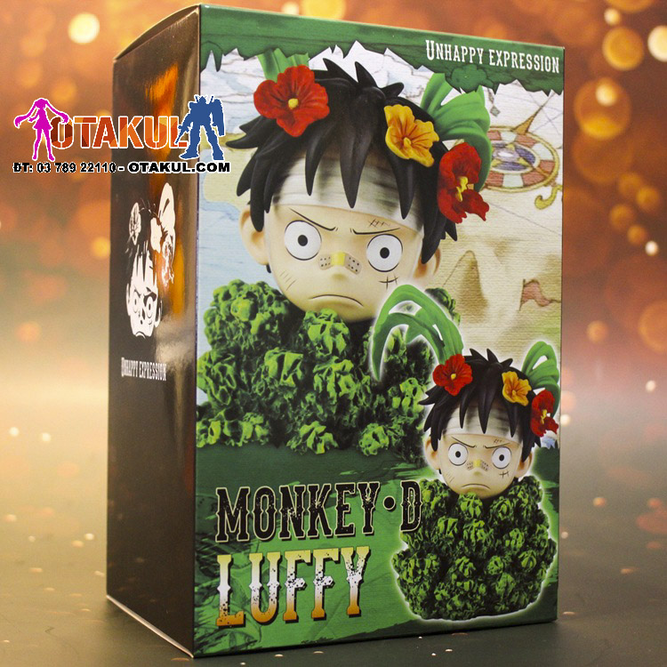 Mô Hình Figure One Piece Grass Luffy Funny Childhood 12Cm