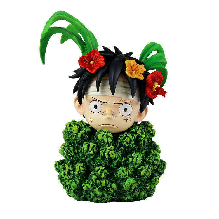 Mô Hình Figure One Piece Grass Luffy Funny Childhood 12Cm