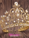 Vương Miện Vàng Đính Kim Cương Thời Trang Loại Cao 16Cm