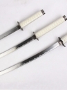 Bộ 3 Kiếm Nhật Samurai Trắng Khắc Vân Rồng
