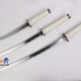 Bộ 3 Kiếm Nhật Samurai Trắng Khắc Vân Rồng