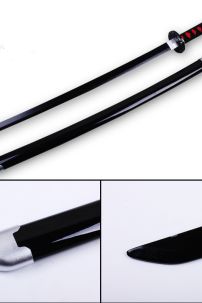 Mô Hình Kiếm Gỗ Kamado Tanjirou 1M (Lưỡi Đen) - Kimetsu No Yaiba - Kiếm Gỗ Đen