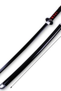 Mô Hình Kiếm Gỗ Kamado Tanjirou 1M (Lưỡi Đen) - Kimetsu No Yaiba - Kiếm Gỗ Đen