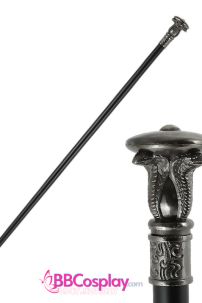 Gậy Quý Tộc Rắn 4 Mặt Màu Crom