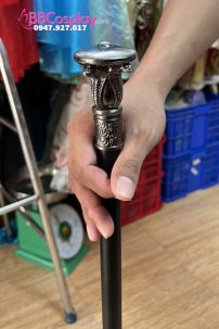 Gậy Quý Tộc Rắn 4 Mặt Màu Crom