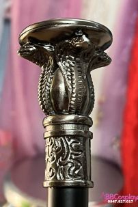 Gậy Quý Tộc Rắn 4 Mặt Màu Crom