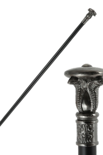 Gậy Quý Tộc Rắn 4 Mặt Màu Crom