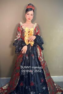 Đồ Công Nương Diana Vải Gấm