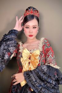 Đồ Công Nương Diana Vải Gấm