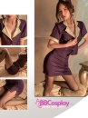 Đồ Nữ Tiếp Viên Sexy - Màu Tím
