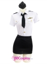 Đồ Nữ Cảnh Sát Áo Trắng Váy Đen