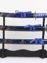 Bộ 3 Kiếm Nhật Samurai Xanh Khắc Vân Rồng