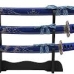 Bộ 3 Kiếm Nhật Samurai Xanh Khắc Vân Rồng