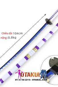 Kiếm Gỗ Nidai Kitetsu Trắng Của Luffy Trong One Piece